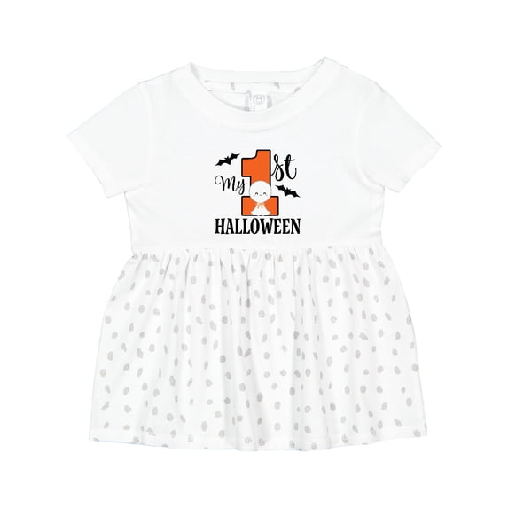 Inktastic First Halloween Baby Girls Baby Dress