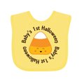 thumbnail image 1 of Inktastic First Halloween Candy Corn Boys or Girls Baby Bib, 1 of 4