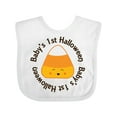 thumbnail image 1 of Inktastic First Halloween Candy Corn Boys or Girls Baby Bib, 1 of 4