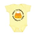 thumbnail image 1 of Inktastic First Halloween Candy Corn Boys or Girls Baby Bodysuit, 1 of 5