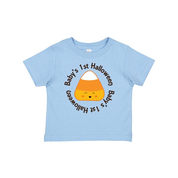 Inktastic First Halloween Candy Corn Boys or Girls Baby T-Shirt