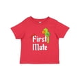 thumbnail image 1 of Inktastic First Mate Pirate with Parrot and Bandanna Boys or Girls Baby T-Shirt, 1 of 5