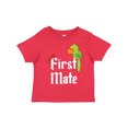 thumbnail image 1 of Inktastic First Mate Pirate with Parrot and Bandanna Boys or Girls Toddler T-Shirt, 1 of 5