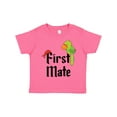 thumbnail image 1 of Inktastic First Mate Pirate with Parrot and Bandanna Boys or Girls Toddler T-Shirt, 1 of 5