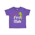 thumbnail image 1 of Inktastic First Mate Pirate with Parrot and Bandanna Boys or Girls Toddler T-Shirt, 1 of 5