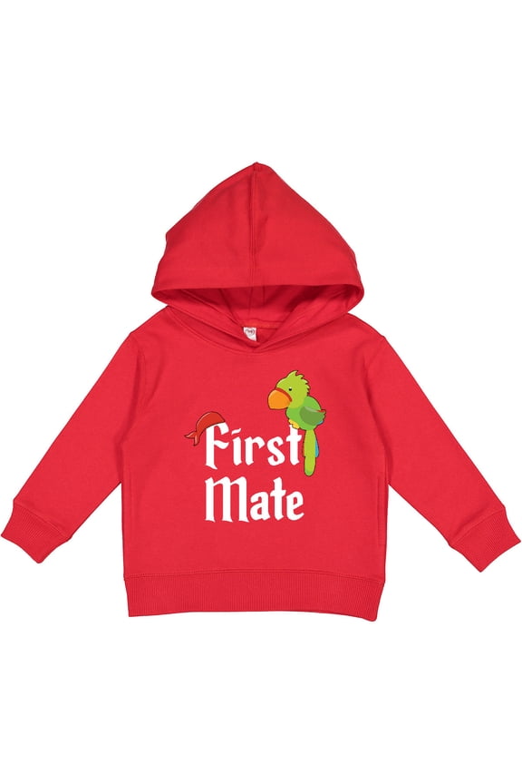 First Mate Pirate with Parrot and Bandanna Toddler Hoodie