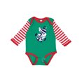 thumbnail image 1 of Inktastic First Mate with Anchor and Banner Boys or Girls Long Sleeve Baby Bodysuit, 1 of 5