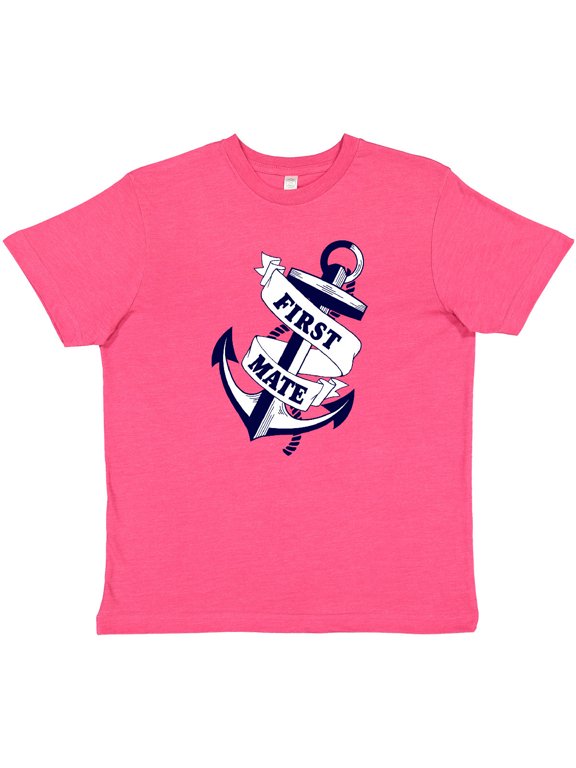 First Mate with Anchor and Banner Youth T-Shirt