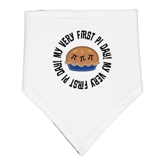 Inktastic First Pi Day Baby Math Baby Bandana Bib