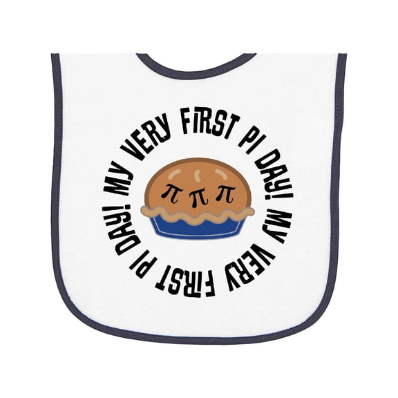 Inktastic First Pi Day Baby Math Baby Terry Cloth Bib