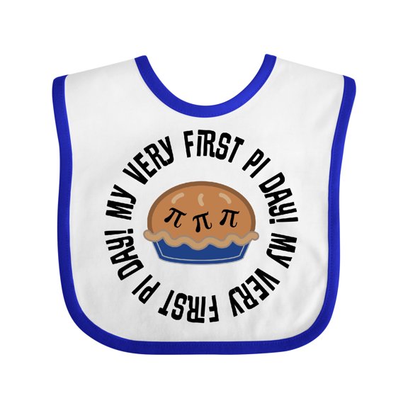 Inktastic First Pi Day Baby Math Boys or Girls Baby Bib