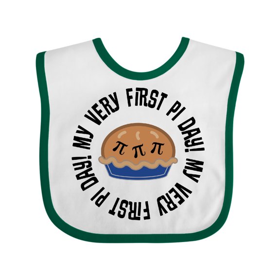 Inktastic First Pi Day Baby Math Boys or Girls Baby Bib