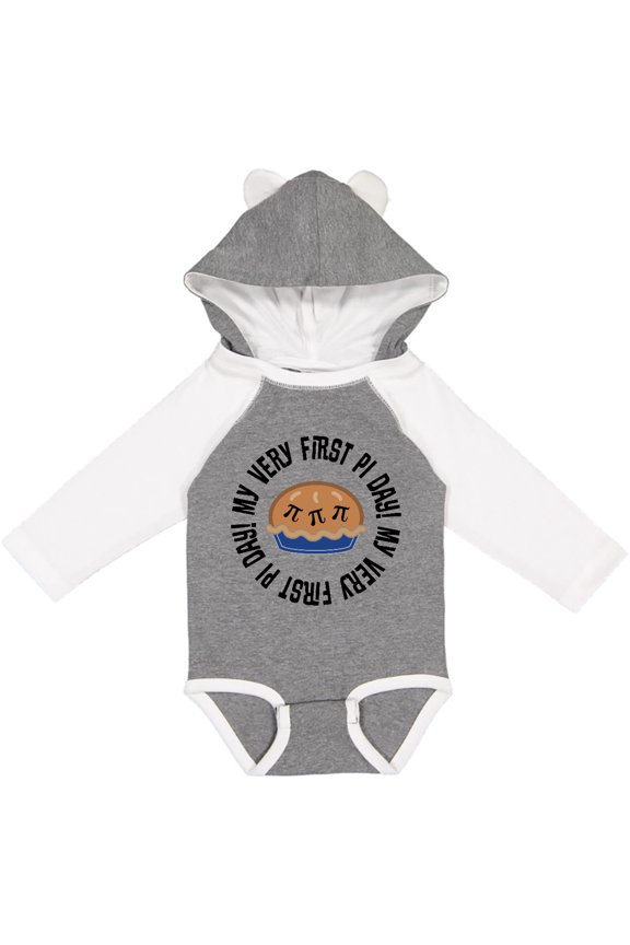 First Pi Day Baby Math Boys or Girls Long Sleeve Baby Bodysuit
