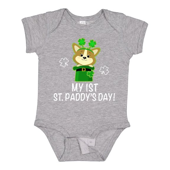 Inktastic First St Patricks Day Boys or Girls Baby Bodysuit