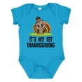 thumbnail image 1 of Inktastic First Thanksgiving Pilgrim Turkey Boys or Girls Baby Bodysuit, 1 of 5