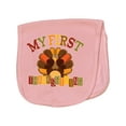 thumbnail image 1 of Inktastic First Thanksgiving Turkey Baby Burp Cloth, 1 of 3