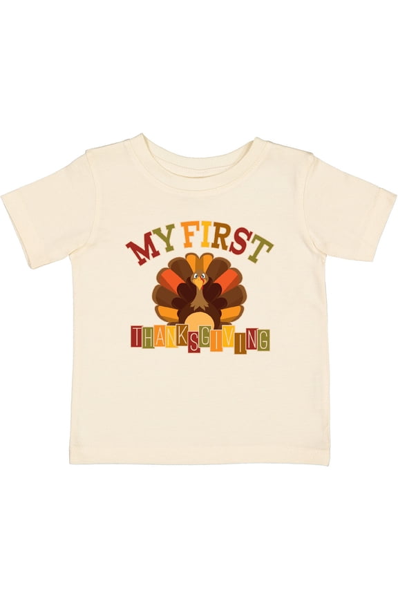 First Thanksgiving Turkey Boys or Girls Baby T-Shirt