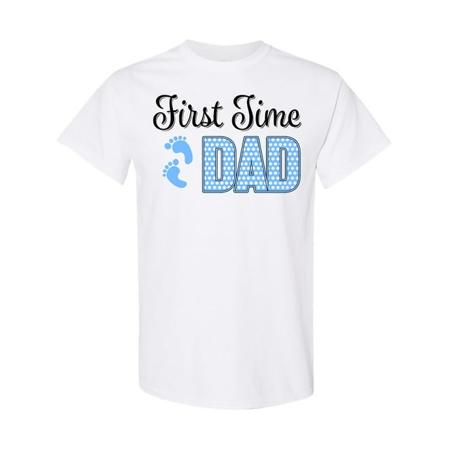 Inktastic First Time Dad T-Shirt