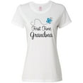 thumbnail image 1 of Inktastic First Time Grandma Butterfly Women's T-Shirt, 1 of 5