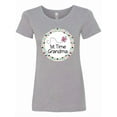 thumbnail image 1 of Inktastic First Time Grandma Women's T-Shirt, 1 of 5
