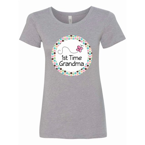 Inktastic First Time Grandma Women's T-Shirt