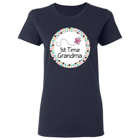 Inktastic First Time Grandma Women's T-Shirt