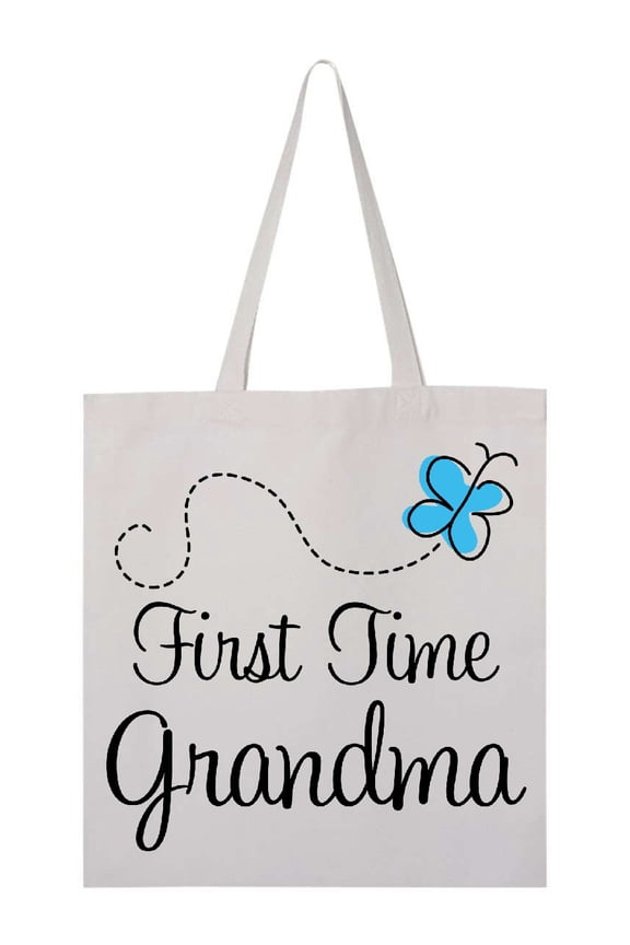 First Time Grandma butterfly Tote Bag