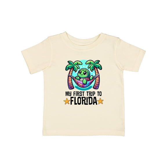 Inktastic First Trip to Florida Funny Beach Boys or Girls Baby T-Shirt