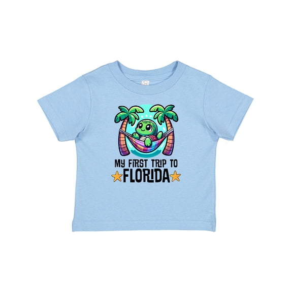 Inktastic First Trip to Florida Funny Beach Boys or Girls Baby T-Shirt