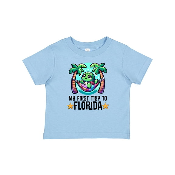 Inktastic First Trip to Florida Funny Beach Boys or Girls Baby T-Shirt