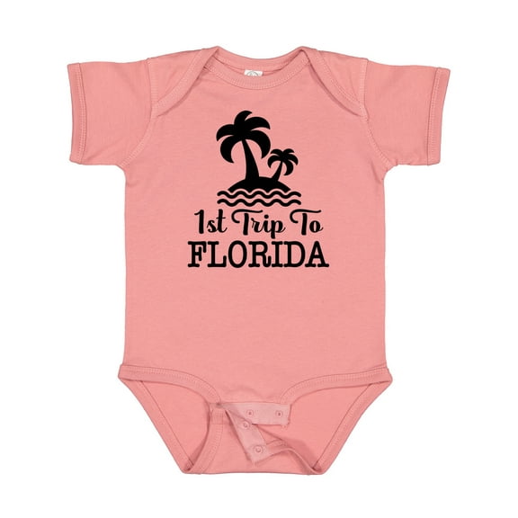 Inktastic First Trip to Florida Vacation Boys or Girls Baby Bodysuit