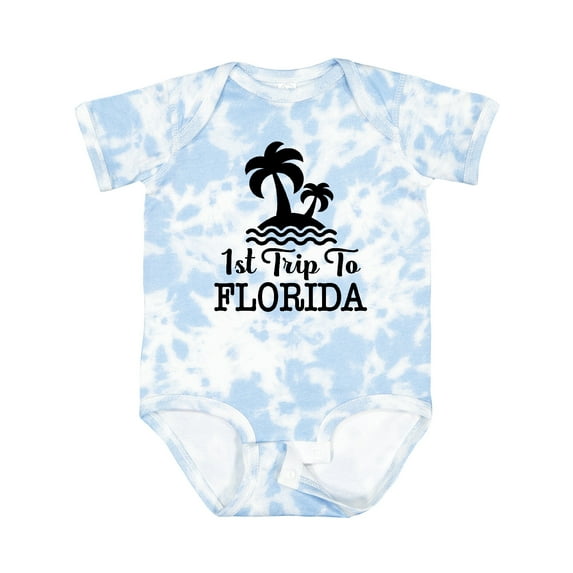 Inktastic First Trip to Florida Vacation Boys or Girls Baby Bodysuit