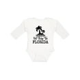 thumbnail image 1 of Inktastic First Trip to Florida Vacation Boys or Girls Long Sleeve Baby Bodysuit, 1 of 5