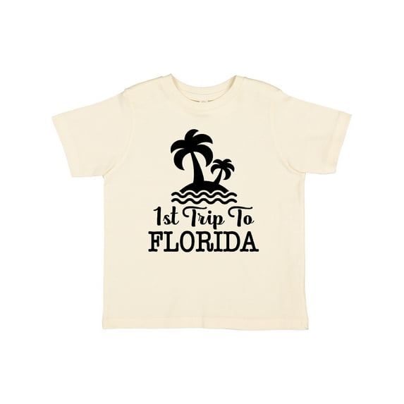 Inktastic First Trip to Florida Vacation Boys or Girls Toddler T-Shirt