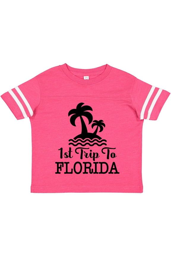 First Trip to Florida Vacation Boys or Girls Toddler T-Shirt