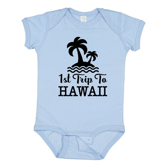 Inktastic First Trip to Hawaii Vacation Boys or Girls Baby Bodysuit