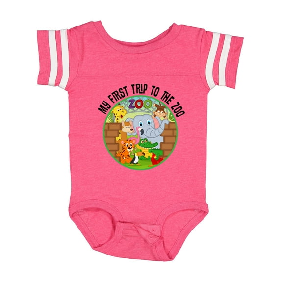 Inktastic First Trip to the Zoo Boys or Girls Baby Bodysuit