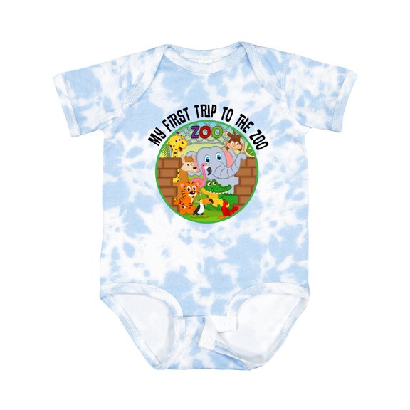 Inktastic First Trip to the Zoo Boys or Girls Baby Bodysuit