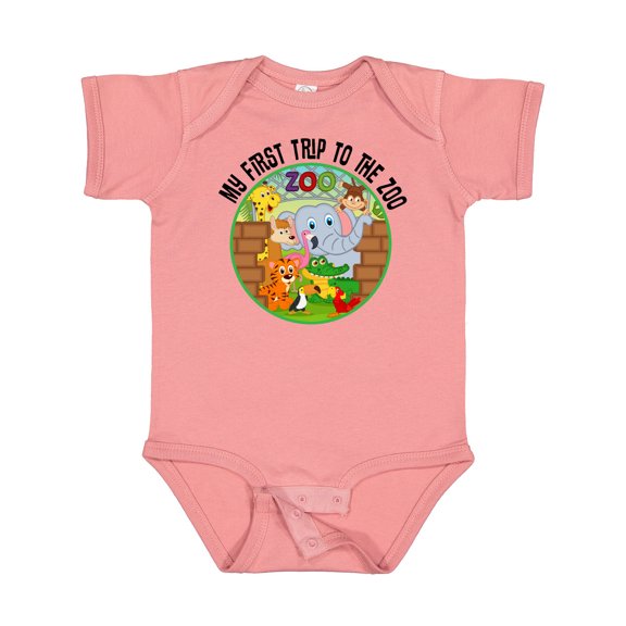 Inktastic First Trip to the Zoo Boys or Girls Baby Bodysuit