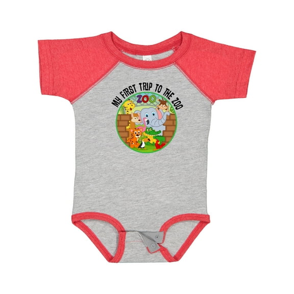 Inktastic First Trip to the Zoo Boys or Girls Baby Bodysuit