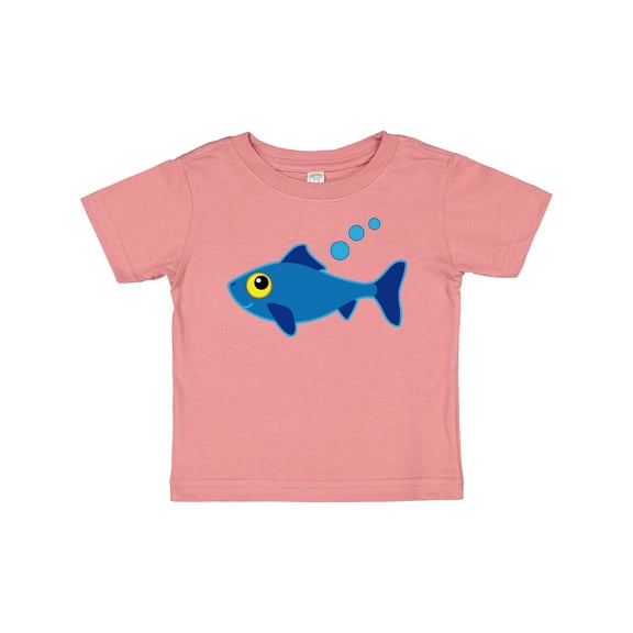 Inktastic Fishing Blue Fish Boys or Girls Baby T-Shirt