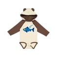 thumbnail image 1 of Inktastic Fishing Blue Fish Boys or Girls Long Sleeve Baby Bodysuit, 1 of 5