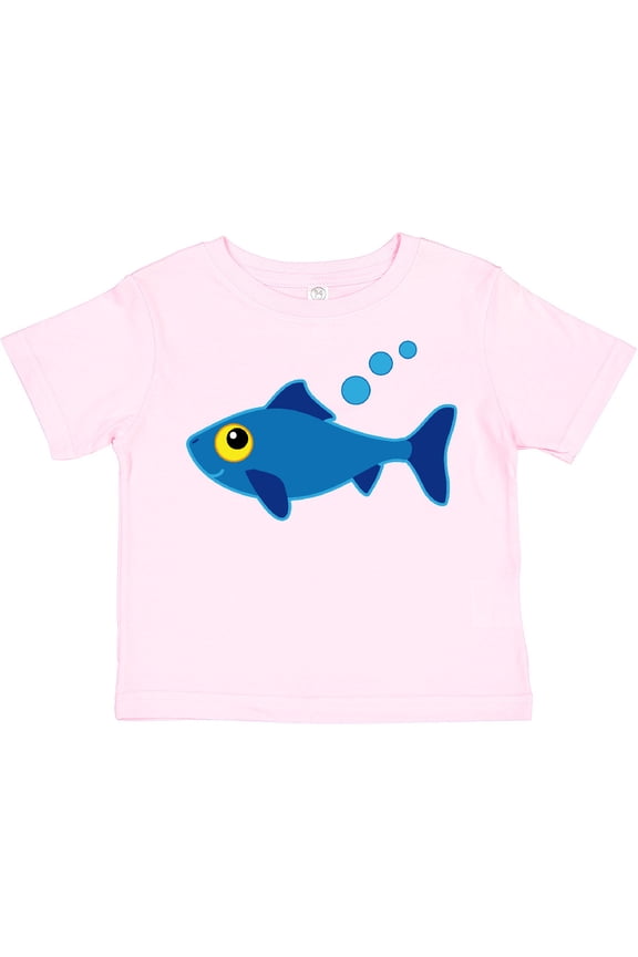Fishing Blue Fish Boys or Girls Toddler T-Shirt