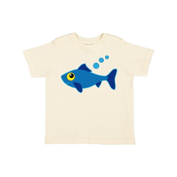 Inktastic Fishing Blue Fish Boys or Girls Toddler T-Shirt