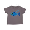 thumbnail image 1 of Inktastic Fishing Blue Fish Boys or Girls Toddler T-Shirt, 1 of 5