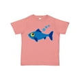 thumbnail image 1 of Inktastic Fishing Blue Fish Boys or Girls Toddler T-Shirt, 1 of 5
