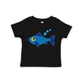 thumbnail image 1 of Inktastic Fishing Blue Fish Boys or Girls Toddler T-Shirt, 1 of 5