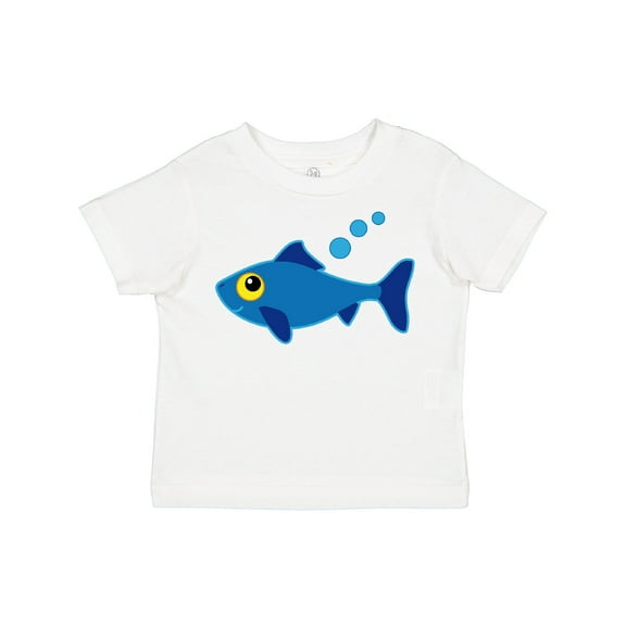 Inktastic Fishing Blue Fish Boys or Girls Toddler T-Shirt