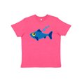 thumbnail image 1 of Inktastic Fishing Blue Fish Youth T-Shirt, 1 of 5