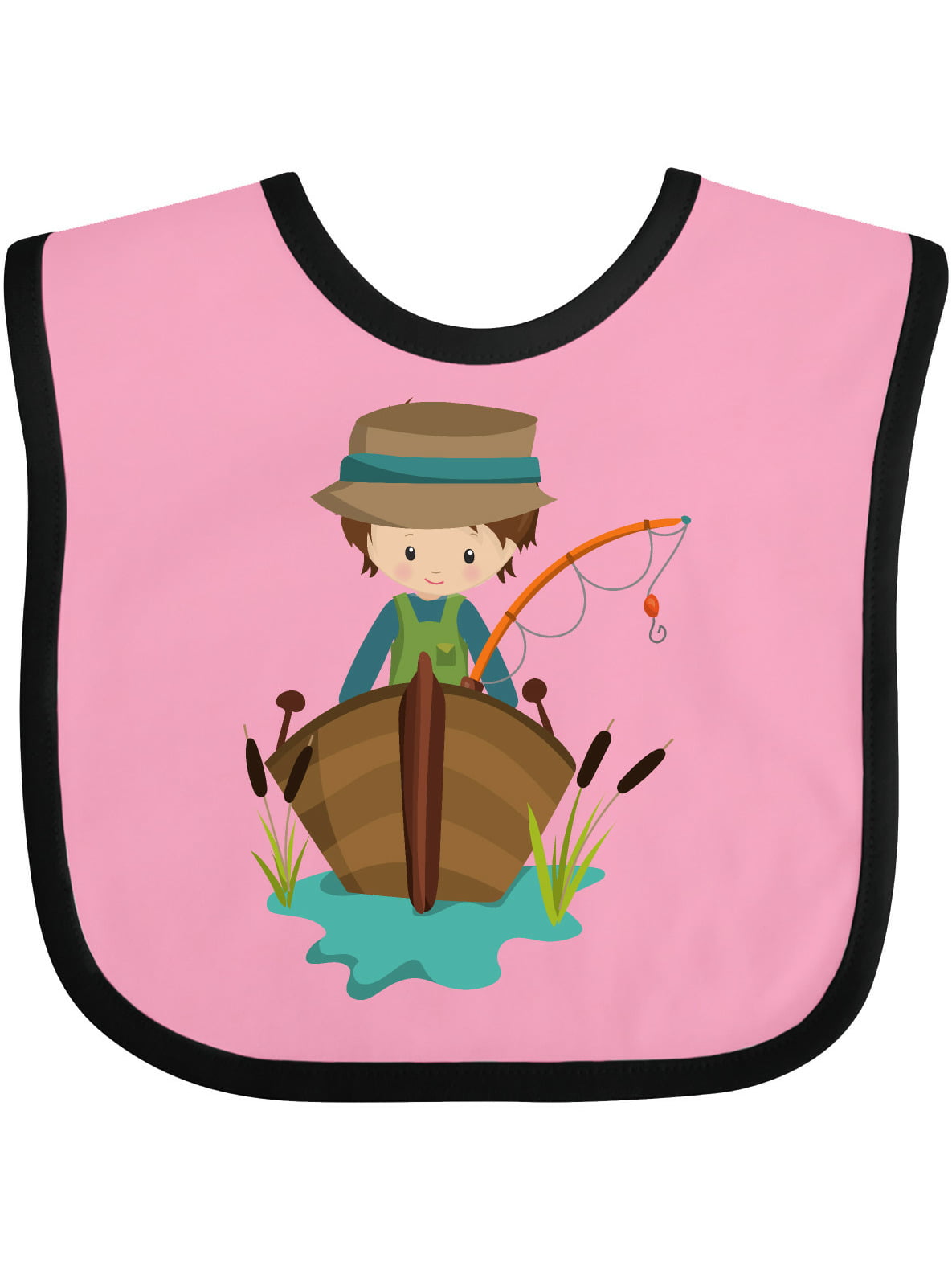  inktastic Fishing Girl, Fishing Rod, Fisherman, Brown